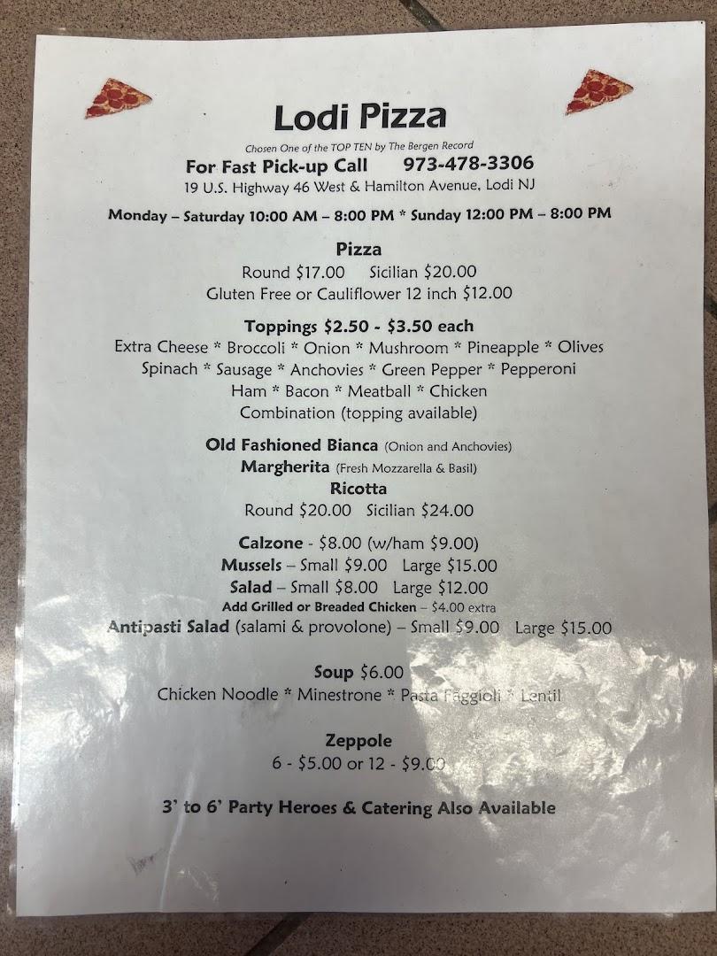Lodi Pizza Restaurant